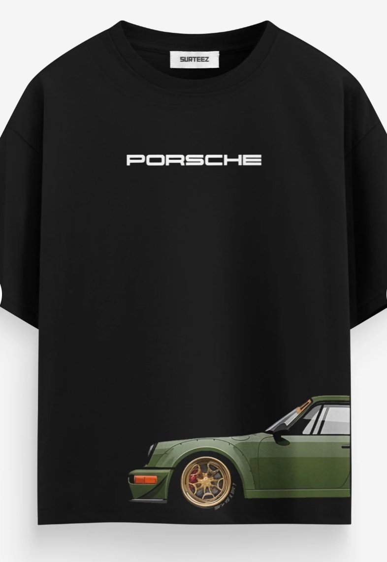 Elementor #193 Porsche – Black T- SHIRT