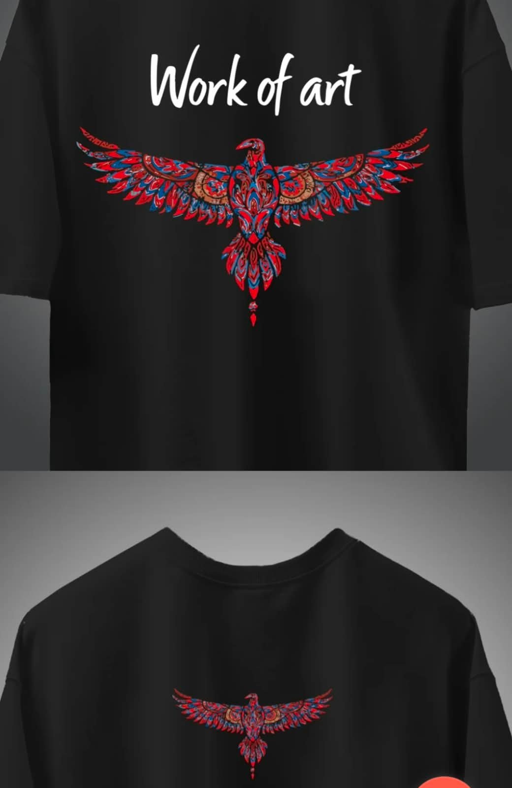Elementor #193 Eagle – Black T- SHIRT