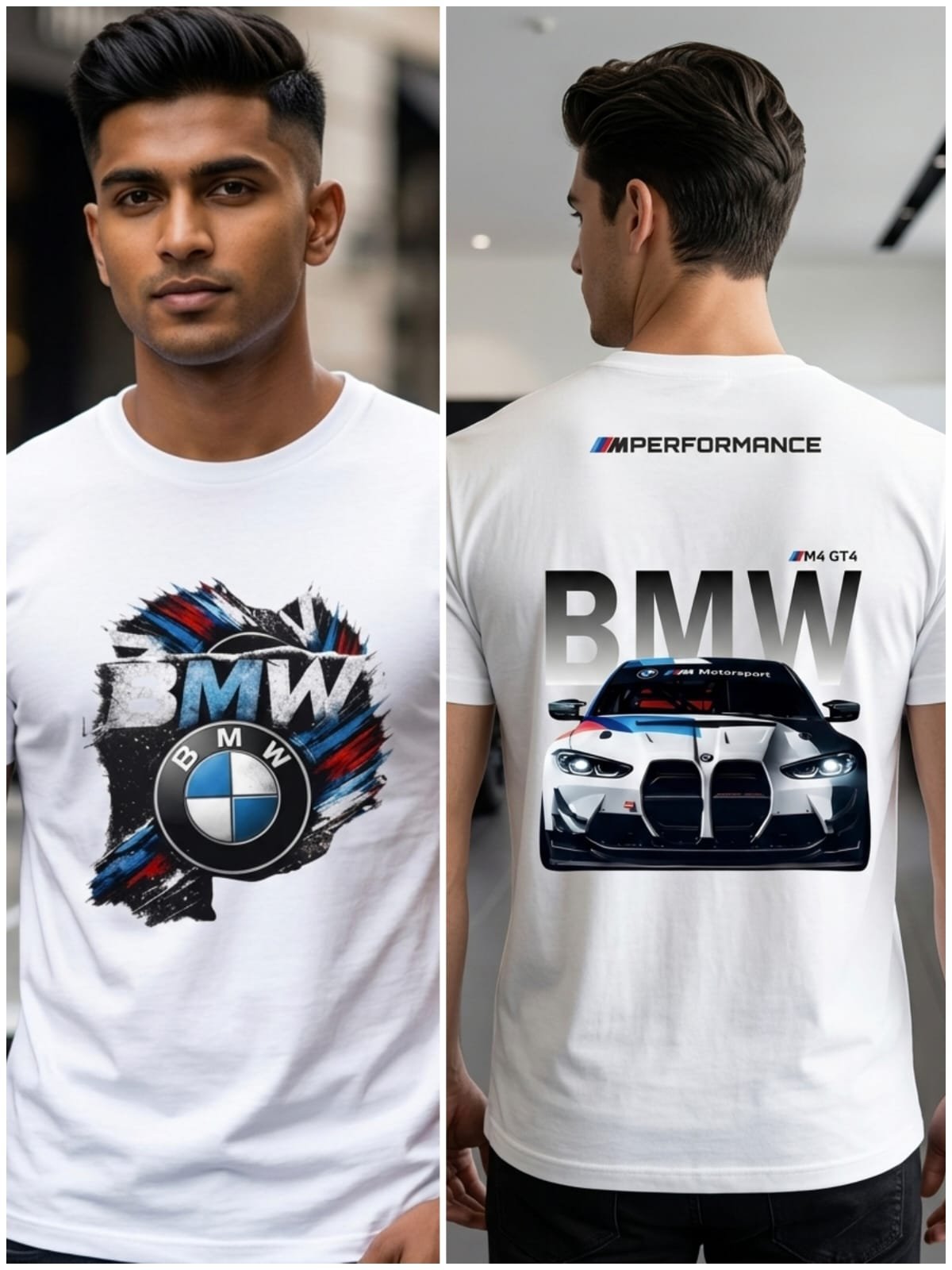 Elementor #193 BMW – White T- SHIRT