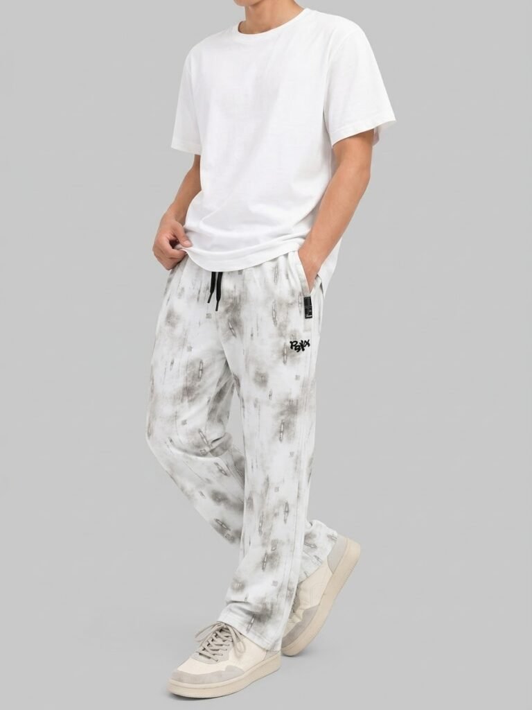Vintage Distressed Acid Wash Casual Trousers | Premium Street wear